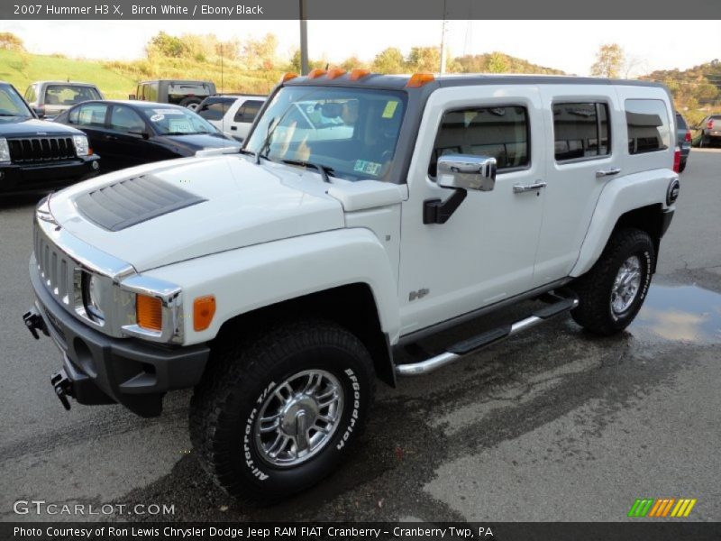 Birch White / Ebony Black 2007 Hummer H3 X
