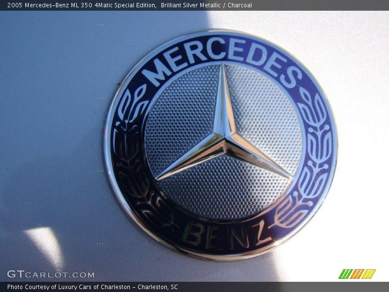 Brilliant Silver Metallic / Charcoal 2005 Mercedes-Benz ML 350 4Matic Special Edition