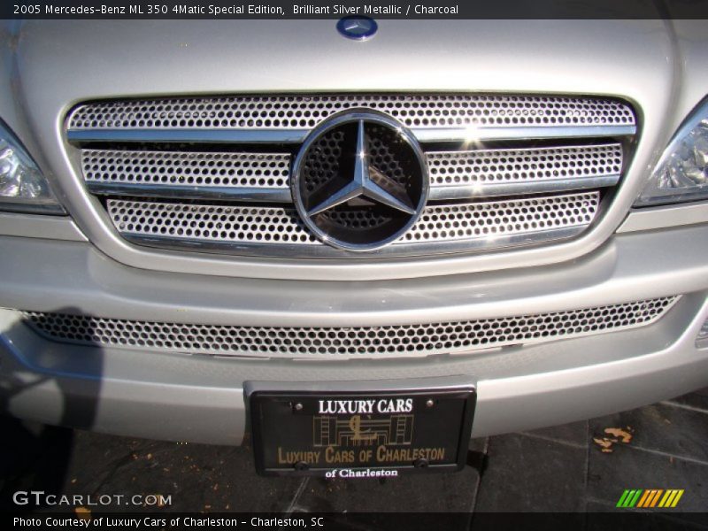 Brilliant Silver Metallic / Charcoal 2005 Mercedes-Benz ML 350 4Matic Special Edition