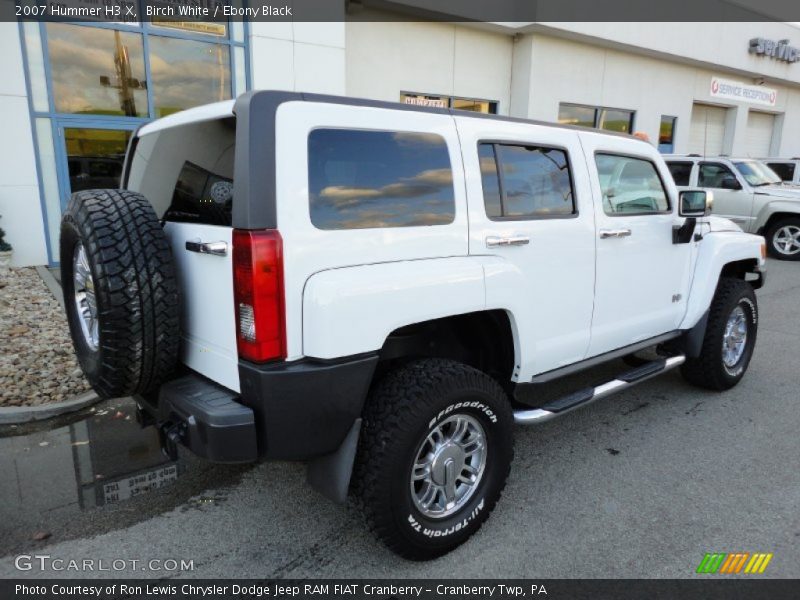 Birch White / Ebony Black 2007 Hummer H3 X