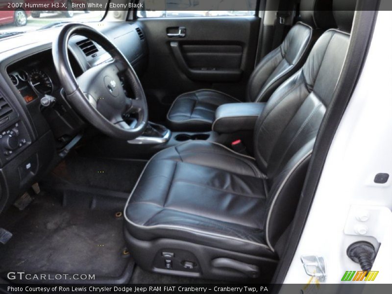 Birch White / Ebony Black 2007 Hummer H3 X
