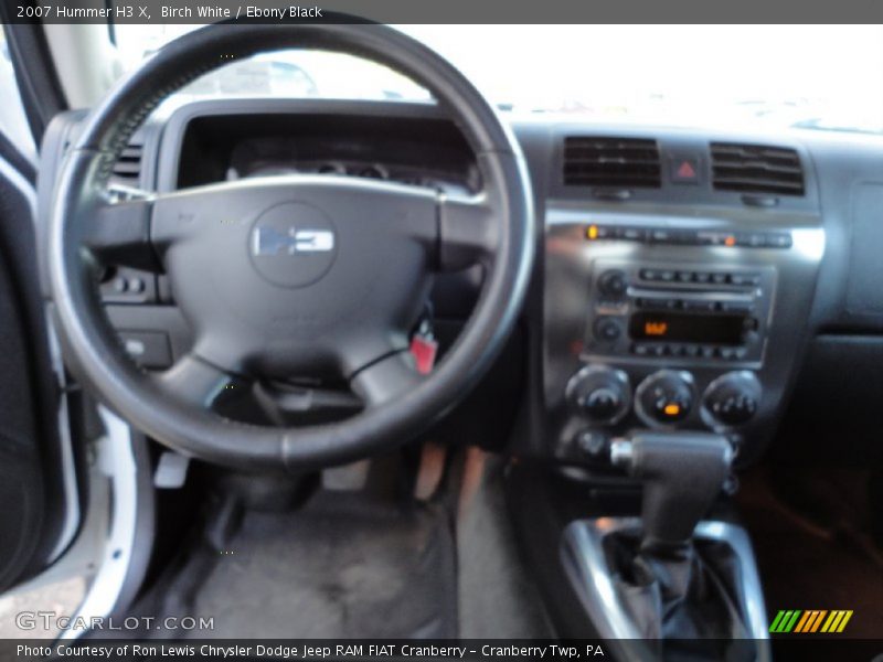 Birch White / Ebony Black 2007 Hummer H3 X