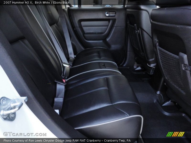 Birch White / Ebony Black 2007 Hummer H3 X