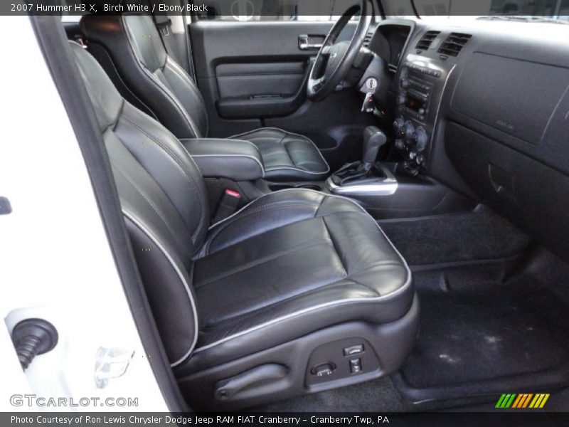 Birch White / Ebony Black 2007 Hummer H3 X