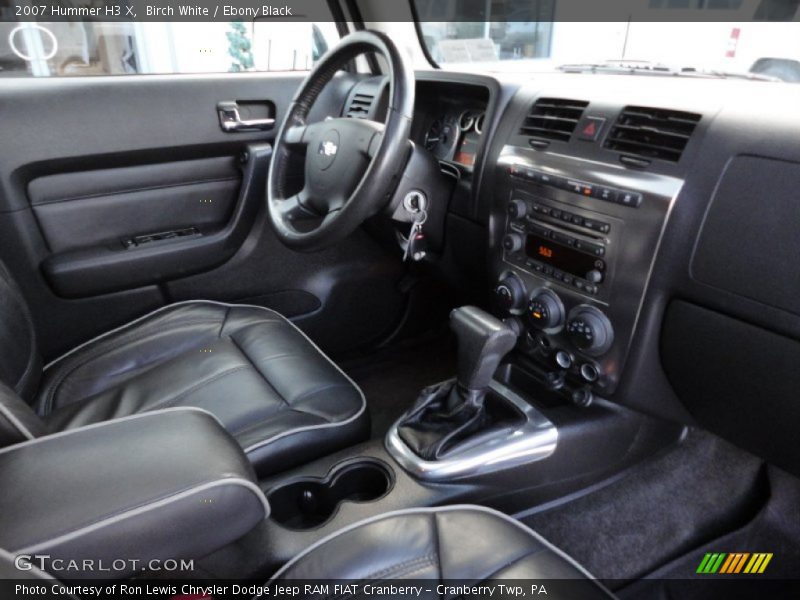 Birch White / Ebony Black 2007 Hummer H3 X