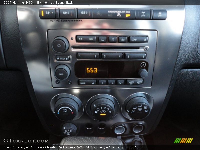 Birch White / Ebony Black 2007 Hummer H3 X