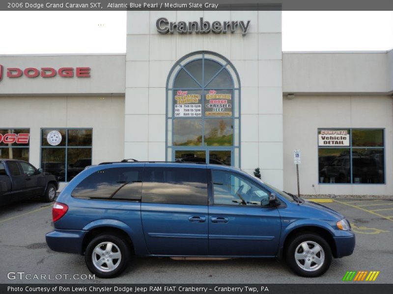 Atlantic Blue Pearl / Medium Slate Gray 2006 Dodge Grand Caravan SXT