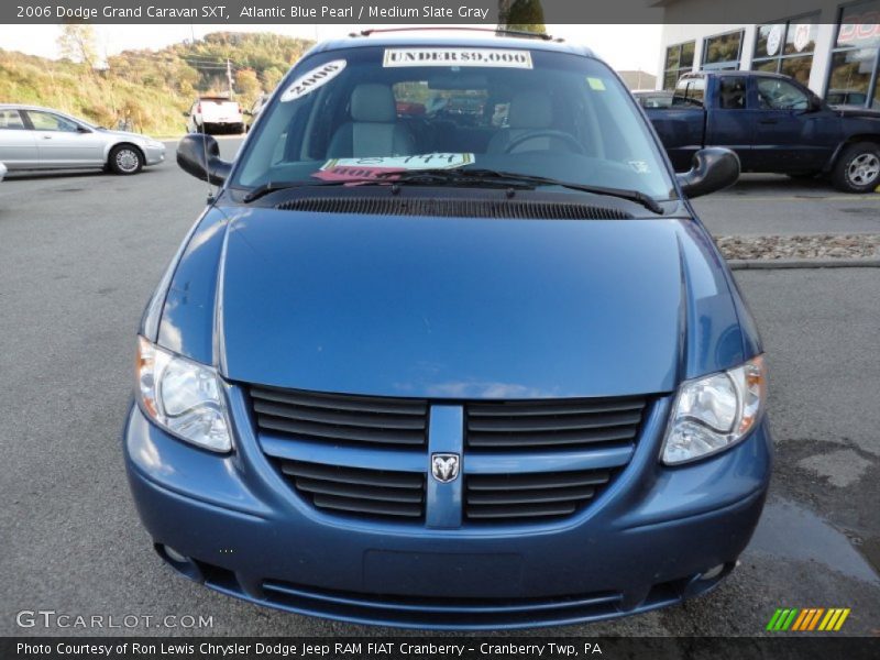 Atlantic Blue Pearl / Medium Slate Gray 2006 Dodge Grand Caravan SXT