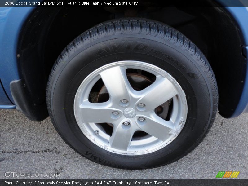 Atlantic Blue Pearl / Medium Slate Gray 2006 Dodge Grand Caravan SXT