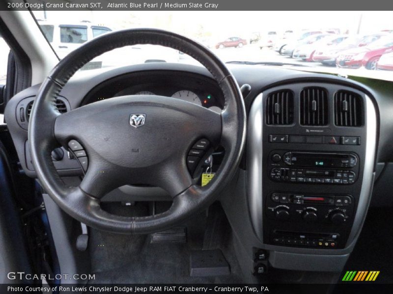 Atlantic Blue Pearl / Medium Slate Gray 2006 Dodge Grand Caravan SXT