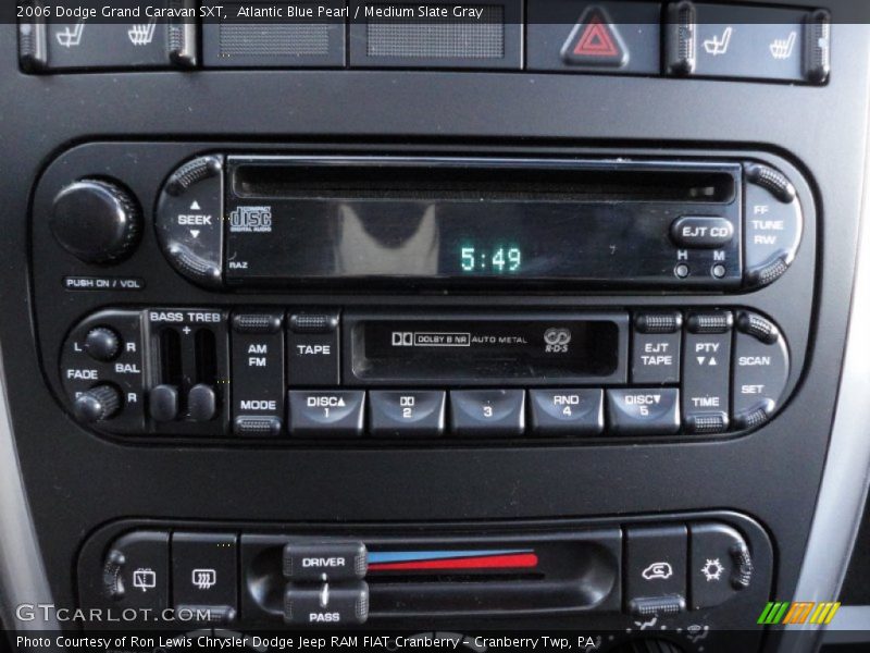 Atlantic Blue Pearl / Medium Slate Gray 2006 Dodge Grand Caravan SXT