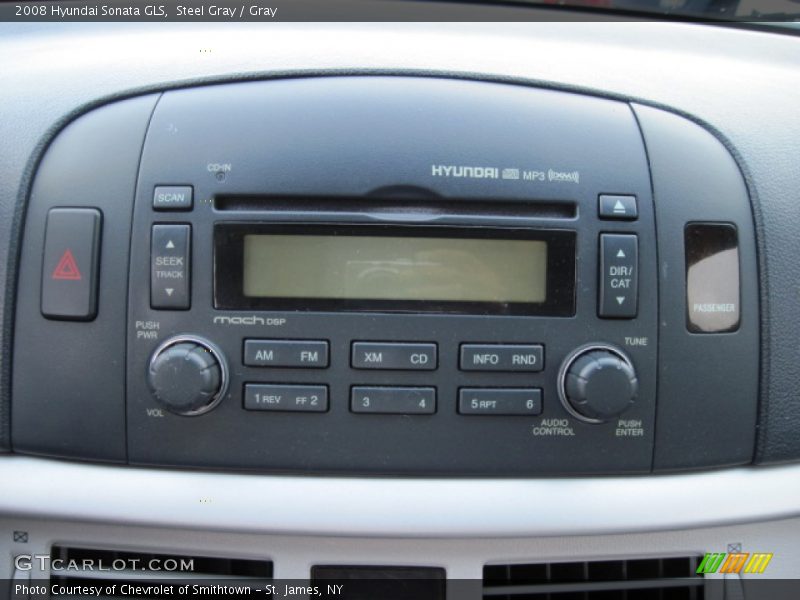 Steel Gray / Gray 2008 Hyundai Sonata GLS