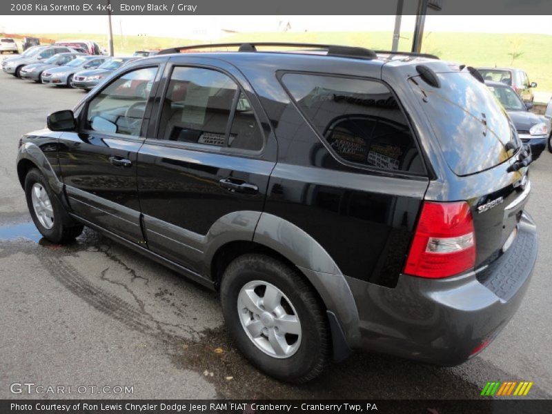Ebony Black / Gray 2008 Kia Sorento EX 4x4