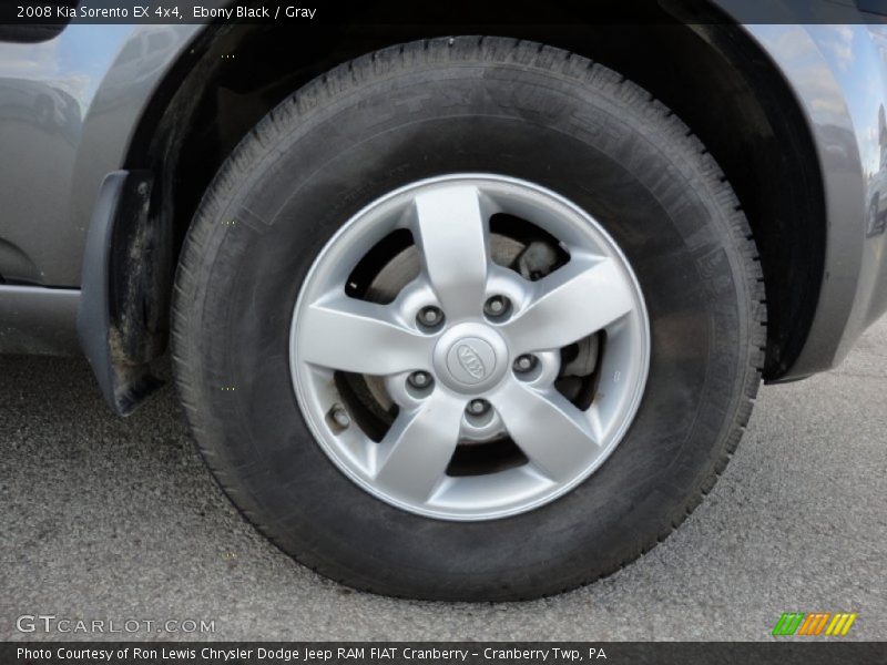 Ebony Black / Gray 2008 Kia Sorento EX 4x4