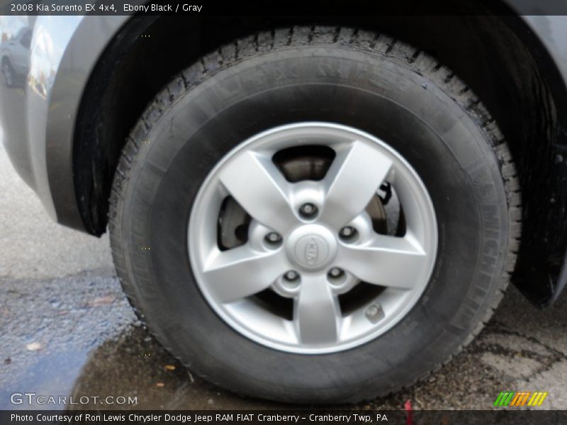 Ebony Black / Gray 2008 Kia Sorento EX 4x4