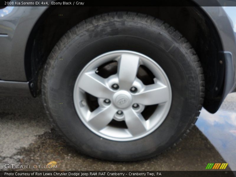 Ebony Black / Gray 2008 Kia Sorento EX 4x4