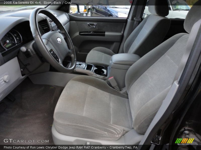 Ebony Black / Gray 2008 Kia Sorento EX 4x4