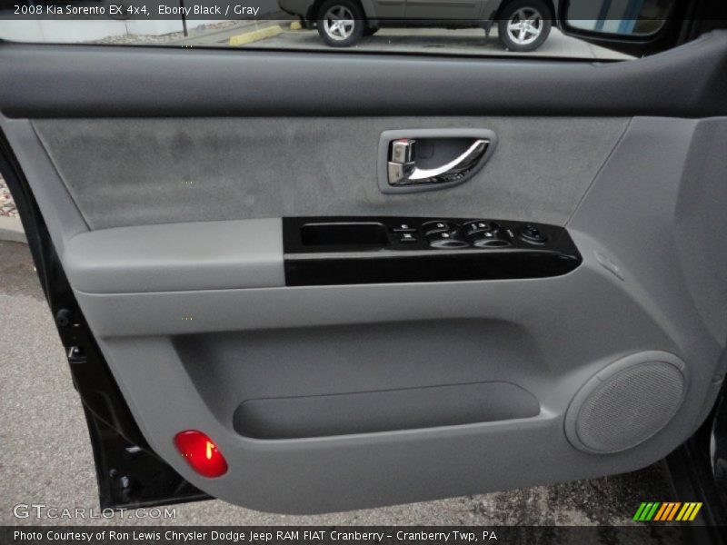 Ebony Black / Gray 2008 Kia Sorento EX 4x4