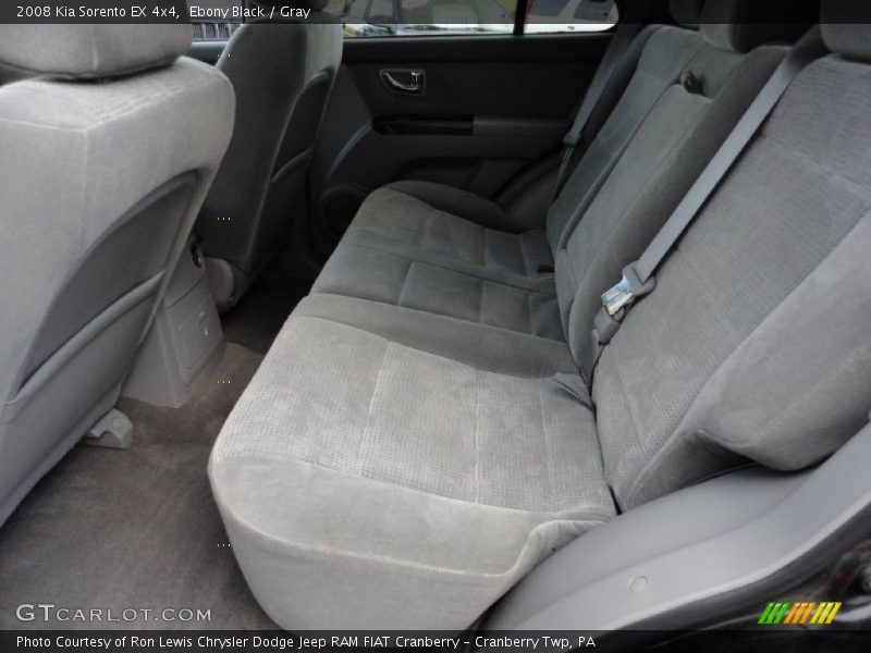 Ebony Black / Gray 2008 Kia Sorento EX 4x4