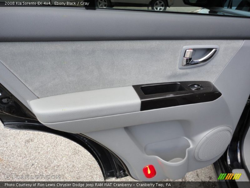 Ebony Black / Gray 2008 Kia Sorento EX 4x4