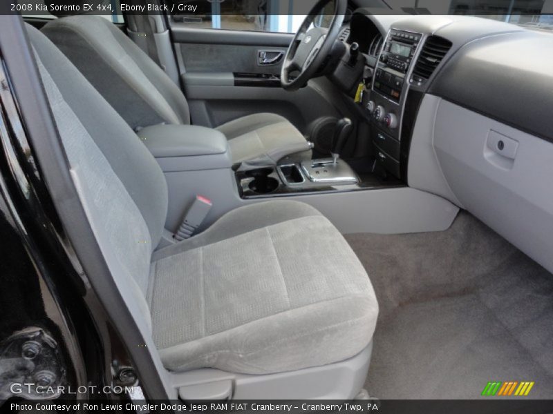 Ebony Black / Gray 2008 Kia Sorento EX 4x4