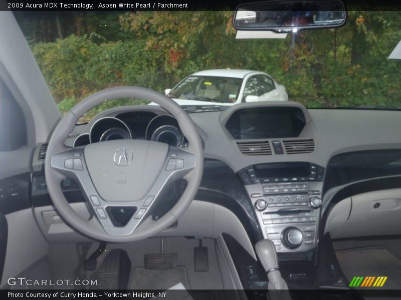 Aspen White Pearl / Parchment 2009 Acura MDX Technology