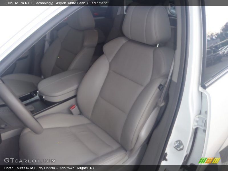 Aspen White Pearl / Parchment 2009 Acura MDX Technology