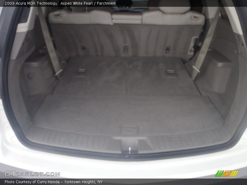 Aspen White Pearl / Parchment 2009 Acura MDX Technology