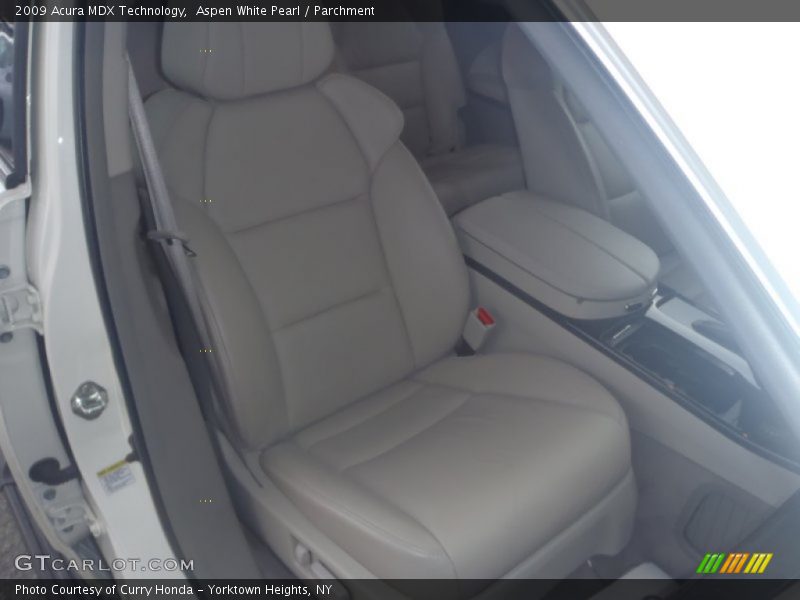 Aspen White Pearl / Parchment 2009 Acura MDX Technology
