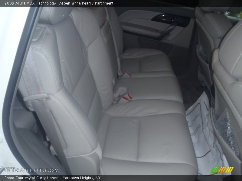 Aspen White Pearl / Parchment 2009 Acura MDX Technology