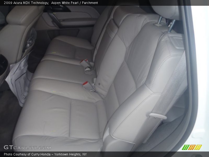 Aspen White Pearl / Parchment 2009 Acura MDX Technology