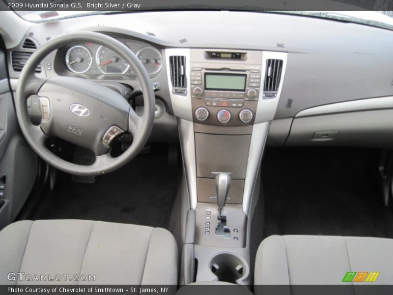 Bright Silver / Gray 2009 Hyundai Sonata GLS
