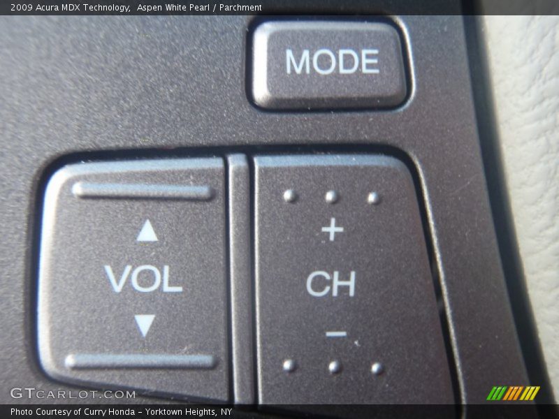 Aspen White Pearl / Parchment 2009 Acura MDX Technology