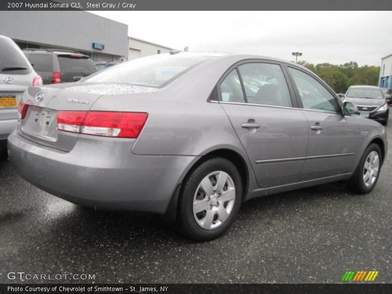 Steel Gray / Gray 2007 Hyundai Sonata GLS