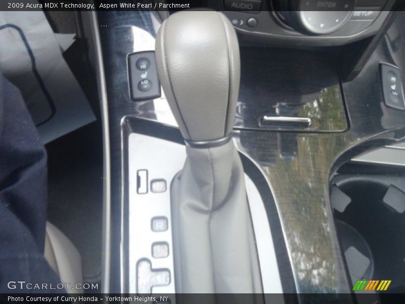 Aspen White Pearl / Parchment 2009 Acura MDX Technology