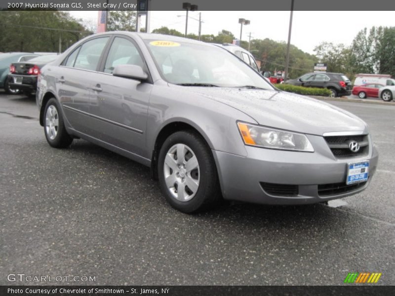 Steel Gray / Gray 2007 Hyundai Sonata GLS