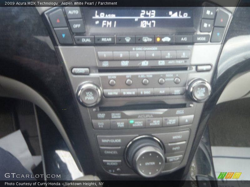 Aspen White Pearl / Parchment 2009 Acura MDX Technology