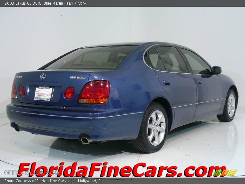 Blue Marlin Pearl / Ivory 2003 Lexus GS 300