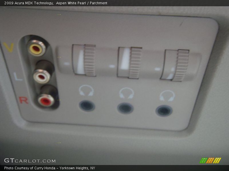 Aspen White Pearl / Parchment 2009 Acura MDX Technology