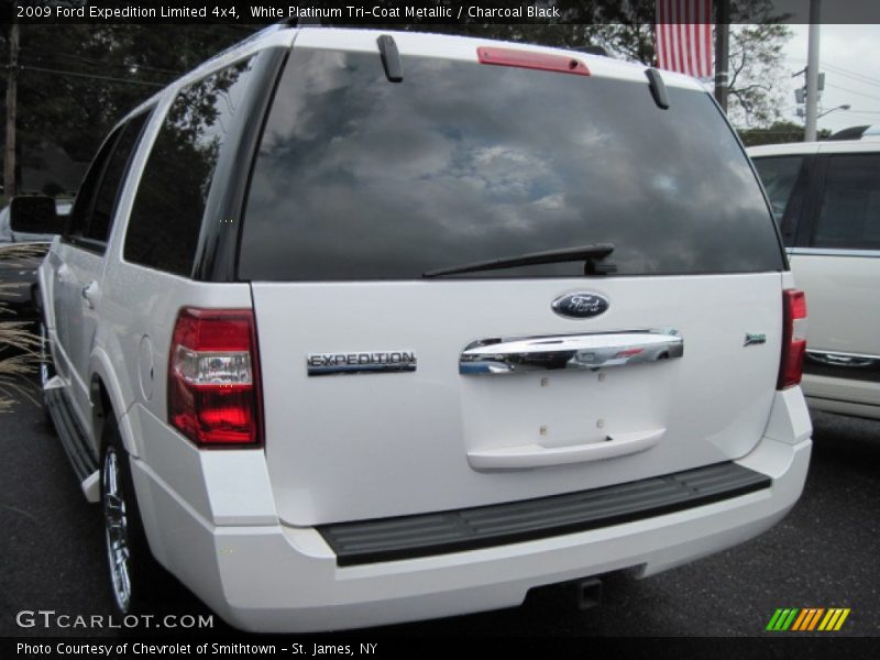 White Platinum Tri-Coat Metallic / Charcoal Black 2009 Ford Expedition Limited 4x4