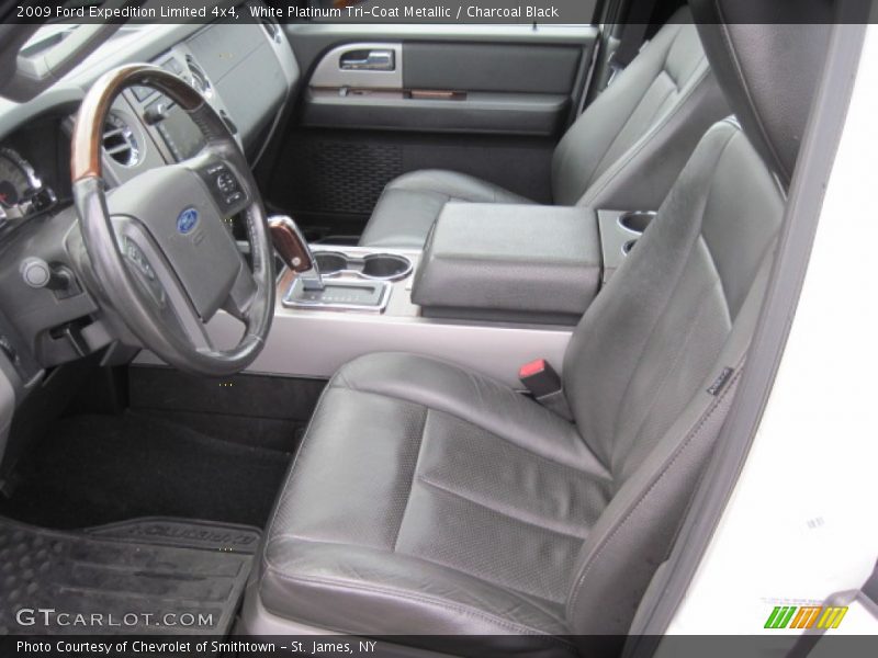 White Platinum Tri-Coat Metallic / Charcoal Black 2009 Ford Expedition Limited 4x4