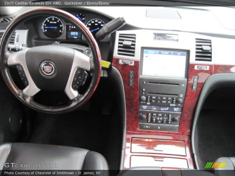 Quicksilver / Ebony/Ebony 2007 Cadillac Escalade ESV AWD