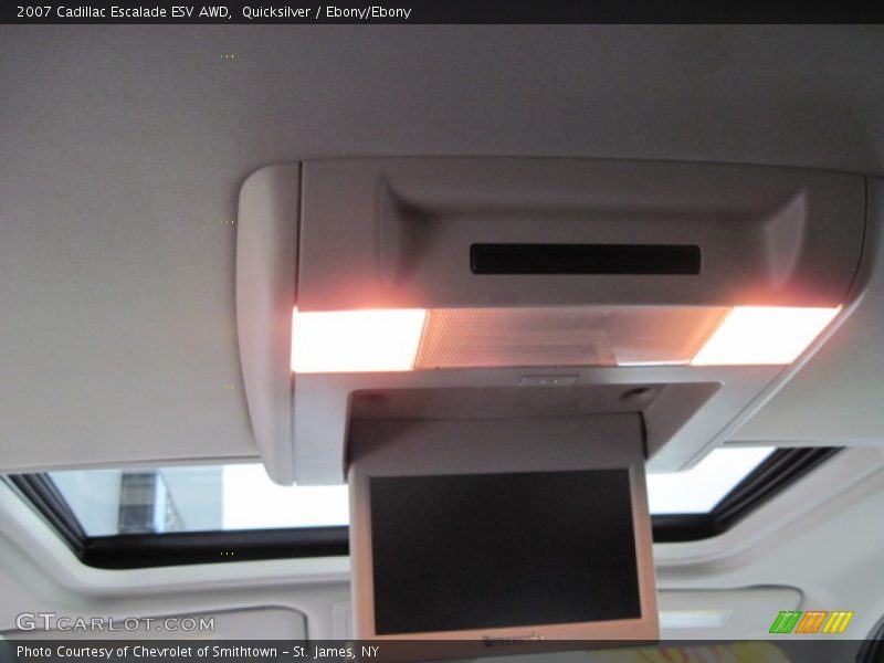 Quicksilver / Ebony/Ebony 2007 Cadillac Escalade ESV AWD