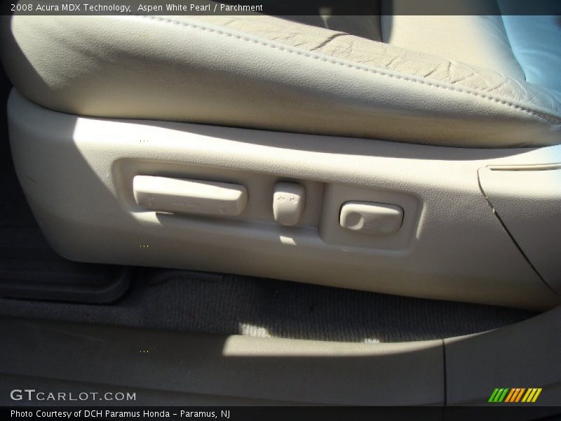 Aspen White Pearl / Parchment 2008 Acura MDX Technology