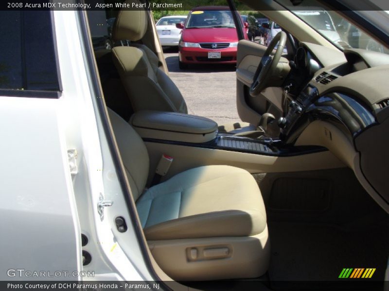Aspen White Pearl / Parchment 2008 Acura MDX Technology