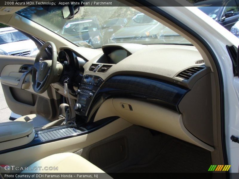 Aspen White Pearl / Parchment 2008 Acura MDX Technology