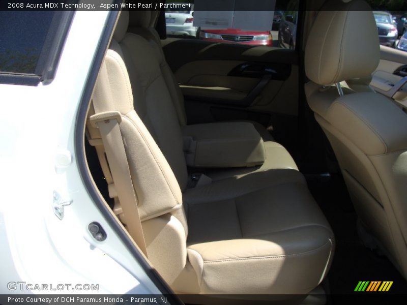 Aspen White Pearl / Parchment 2008 Acura MDX Technology