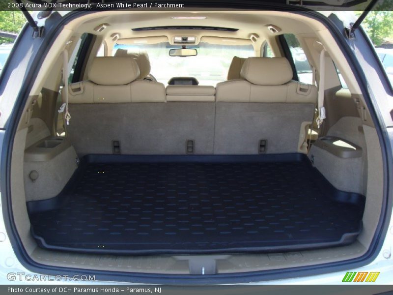 Aspen White Pearl / Parchment 2008 Acura MDX Technology
