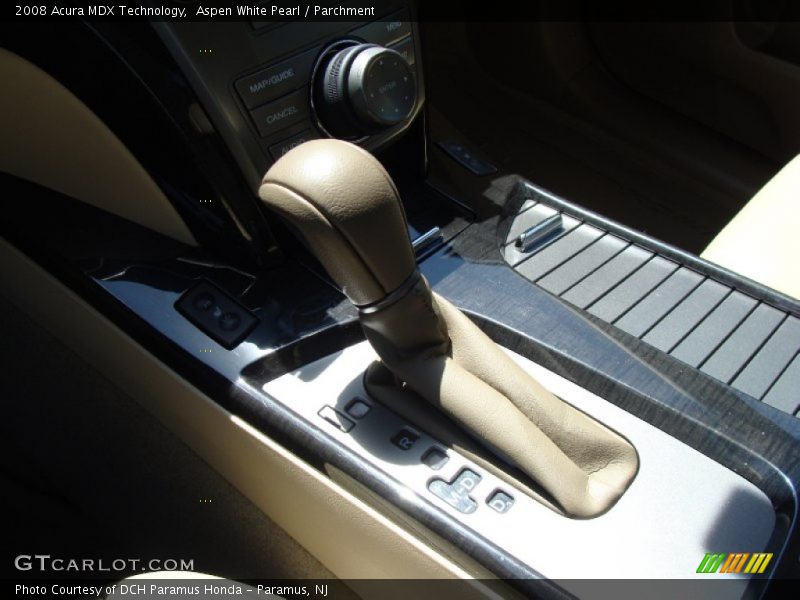 Aspen White Pearl / Parchment 2008 Acura MDX Technology