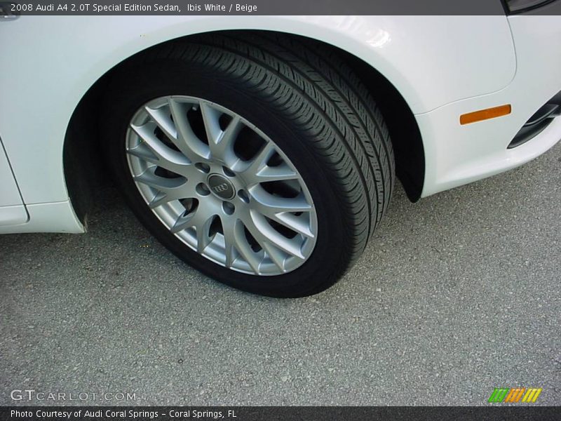 Ibis White / Beige 2008 Audi A4 2.0T Special Edition Sedan